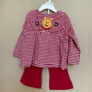 Y2K deadstock Winnie the Pooh 2 piece set